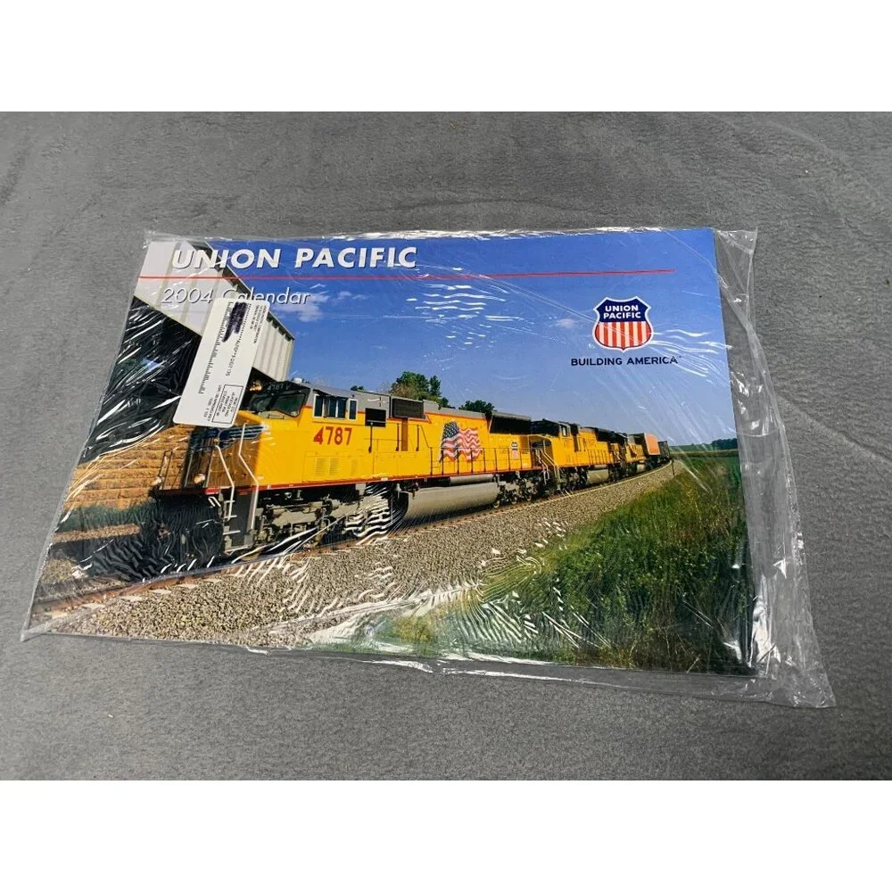Union Pacific 2004 Calendar Train Theme New Sealed Collectible Memorabilia